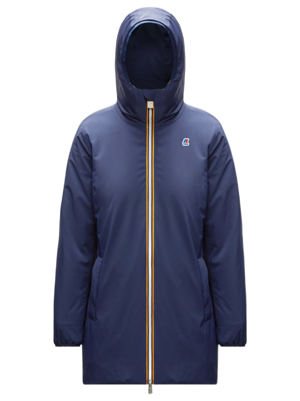 K way Sophie Warm Reversibile Giubbotto Piumino Blu Donna Looev