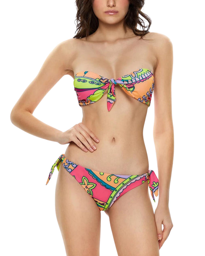 Mefui Bikini Fascia E Slip Nodi Regolabile 'wet' Multicolore Donna 2