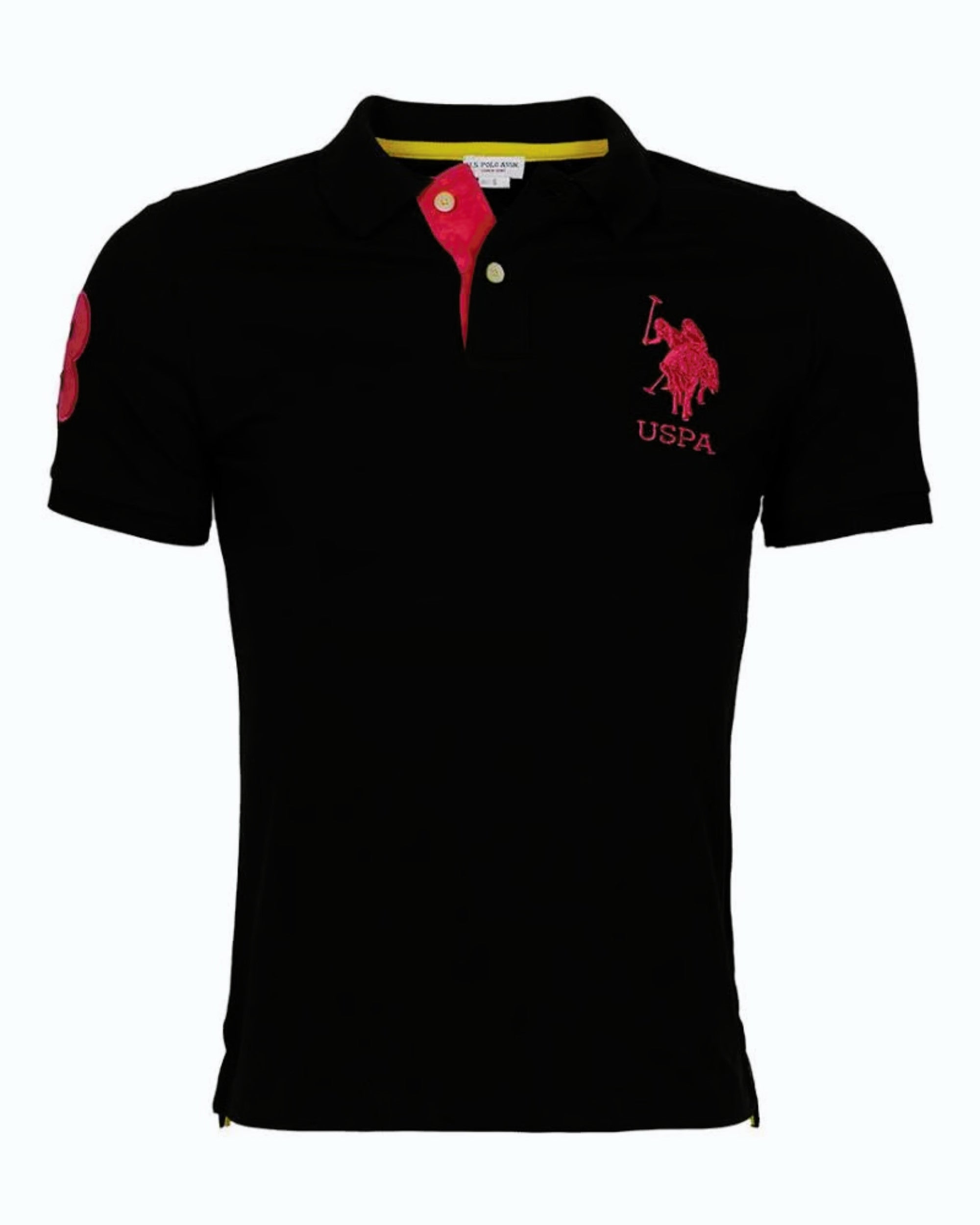 Polo T-Shirt Numero Nero Cotone Uomo - Main Image