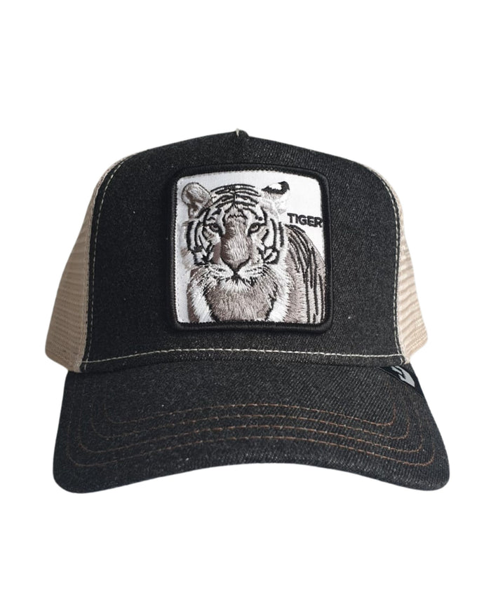 Goorin Bros. Trucker Cap Cappellino Animal Farm 'the White Tiger' Blu Unisex 1