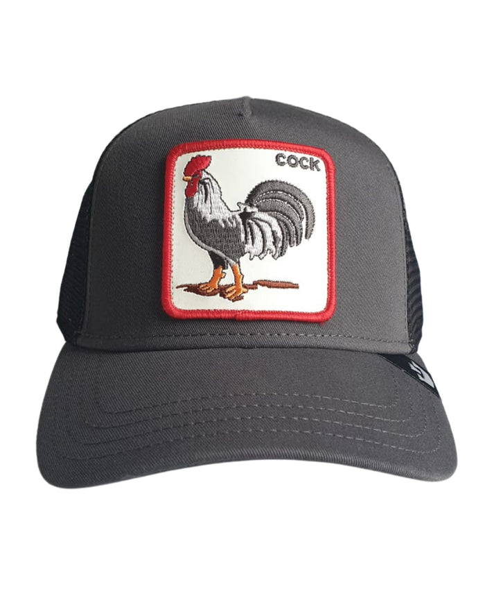 Goorin Bros. Trucker Cap Animal Farm 'the Cock' Grigio Unisex 1