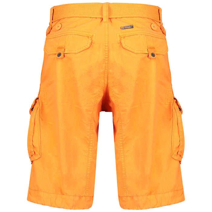 Geographical Norway Pantalone Corto Arancione Uomo 4