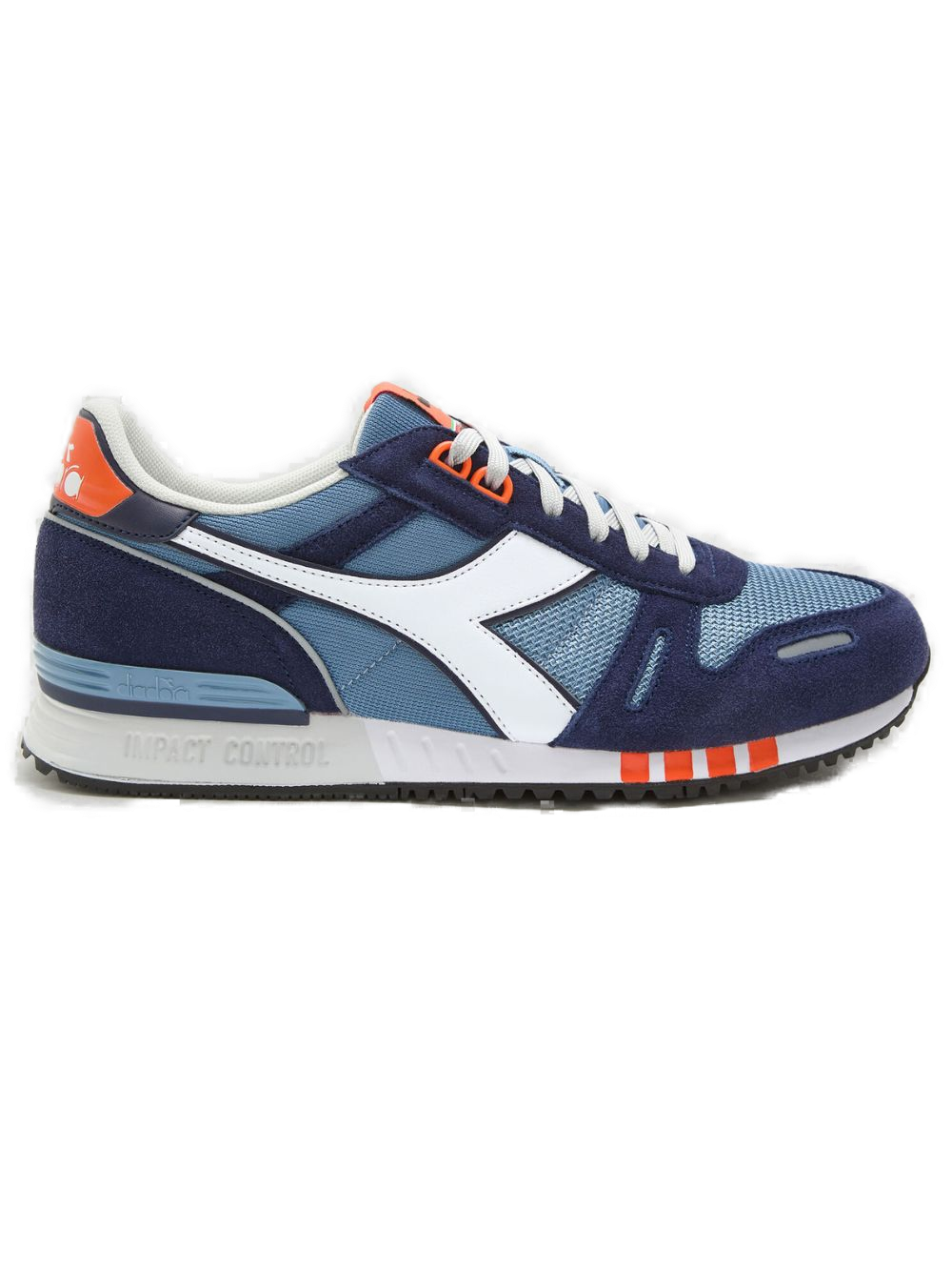 Diadora Sneakers Titan Nylon Suede Blue Men Looev