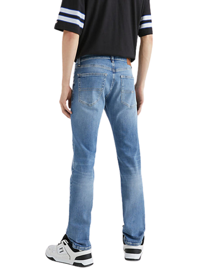 Tommy Jeans Scanton Slim Fit Lunghezza 32 in Cotone Blu 2