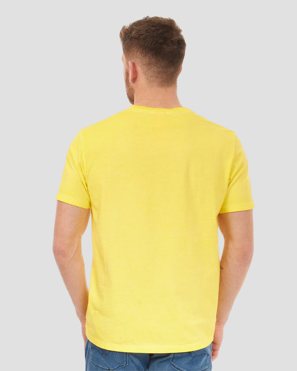 Sun68 T-shirt Special Dyed Cotone Giallo-2