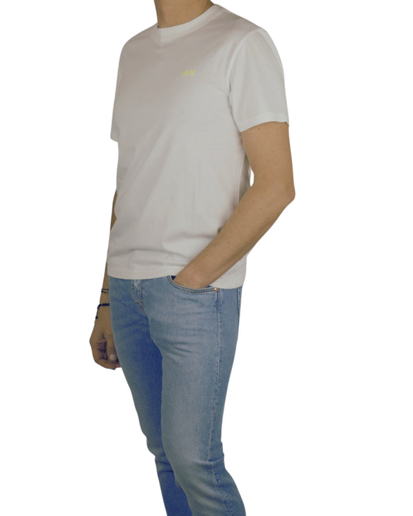 Sun68 T-shirt Special Dyed Cotone Bianco-2