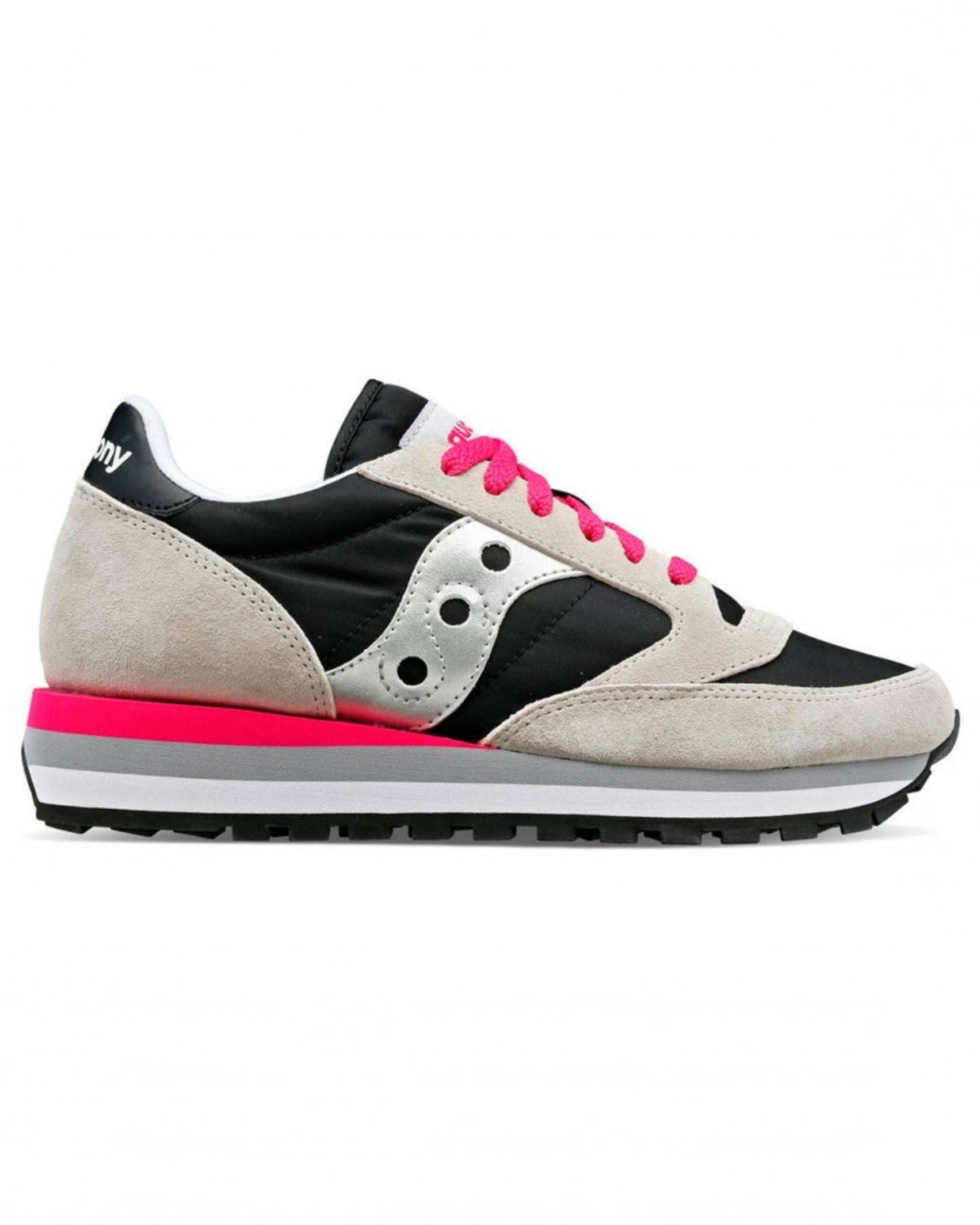 Saucony Jazz Triple Black/silver Grigio Donna – Looev