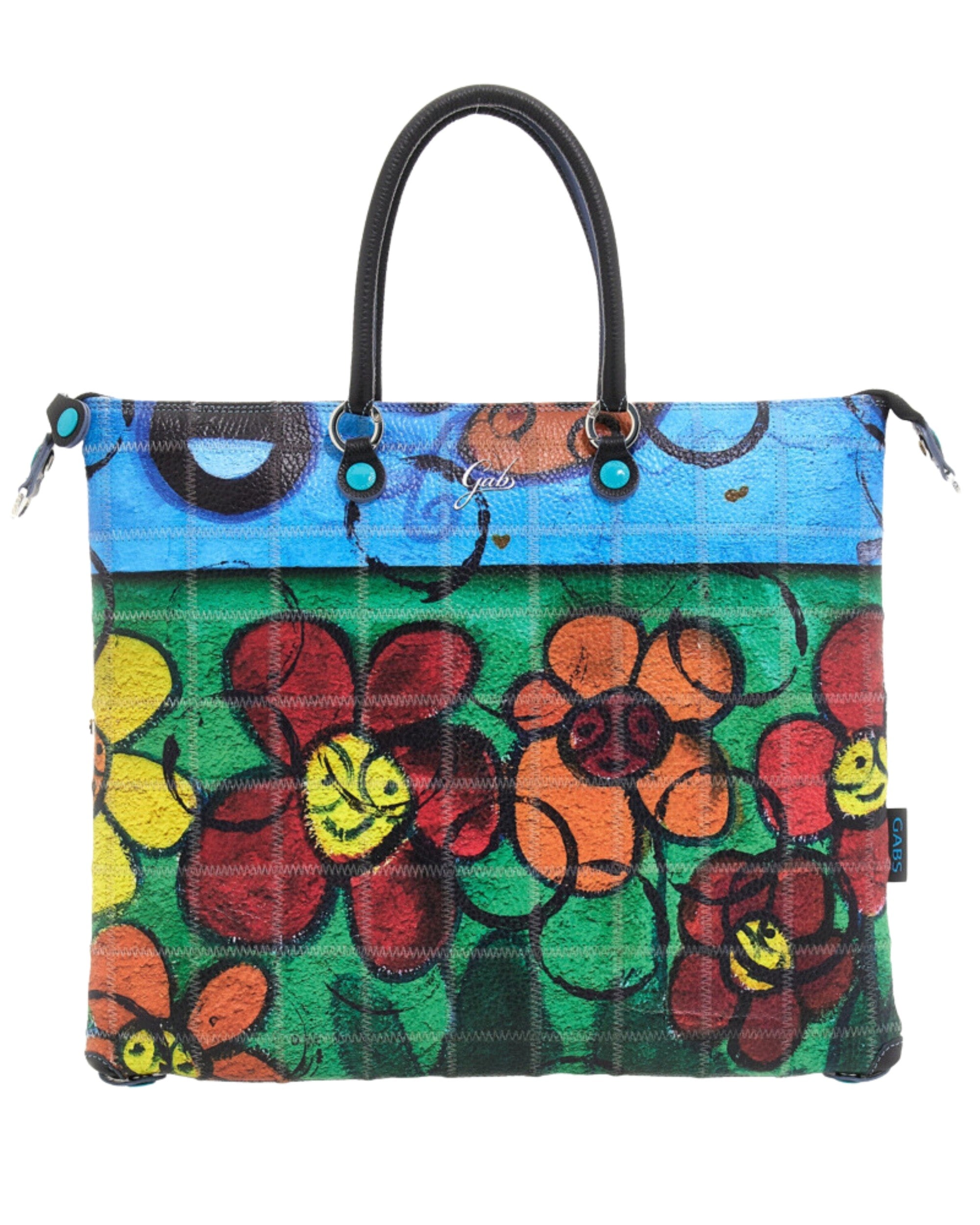 Borsa Gabs In Pelle Trasformabile - Shopper, Zaino, Bauletto E Tracolla In Uno - Foto 8