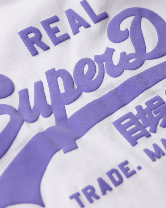 Superdry T-Shirt Neon VL Cotone Bianco 4