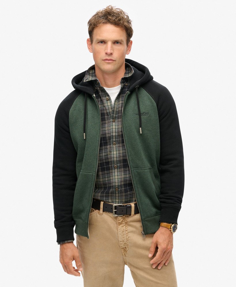 Giacca bomber con cappuccio in stile workwear Vintagebison black da Uomo | IT