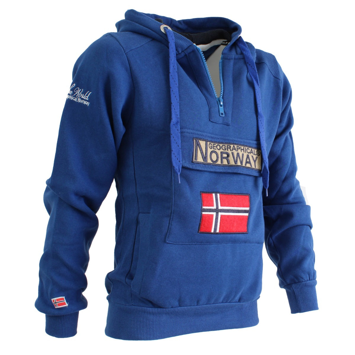 Felpa Con Cappuccio Geographical Norway Uomo - Gymclass Men - Foto 3