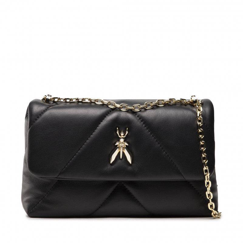 Patrizia Pepe Borsa Tracolla Pochette in Pelle Nera