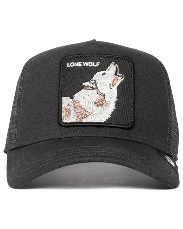 Goorin Bros. Trucker Cap Cappellino Animal Farm 'lone Wolf' Nero Unisex