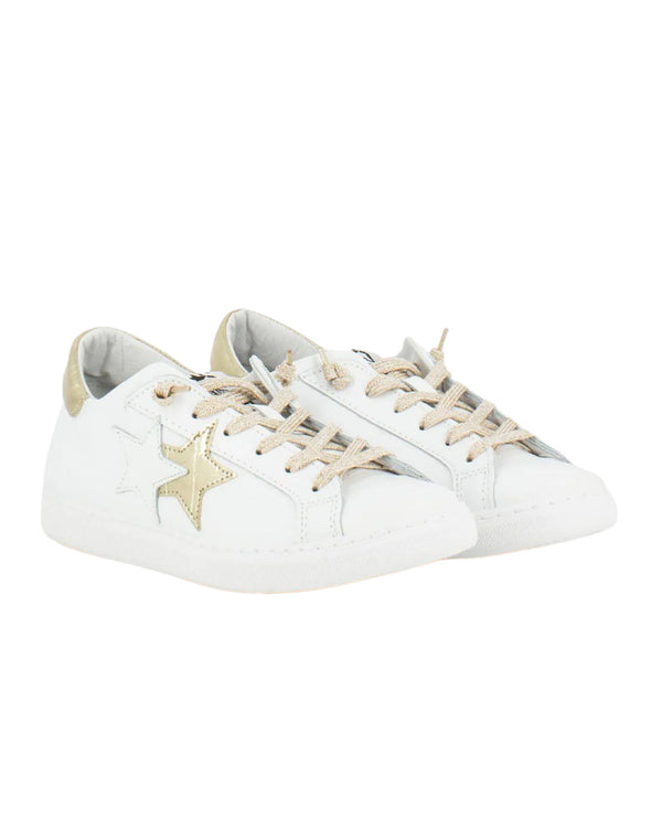 2star Sneaker Low Cocco Bianco Donna-2