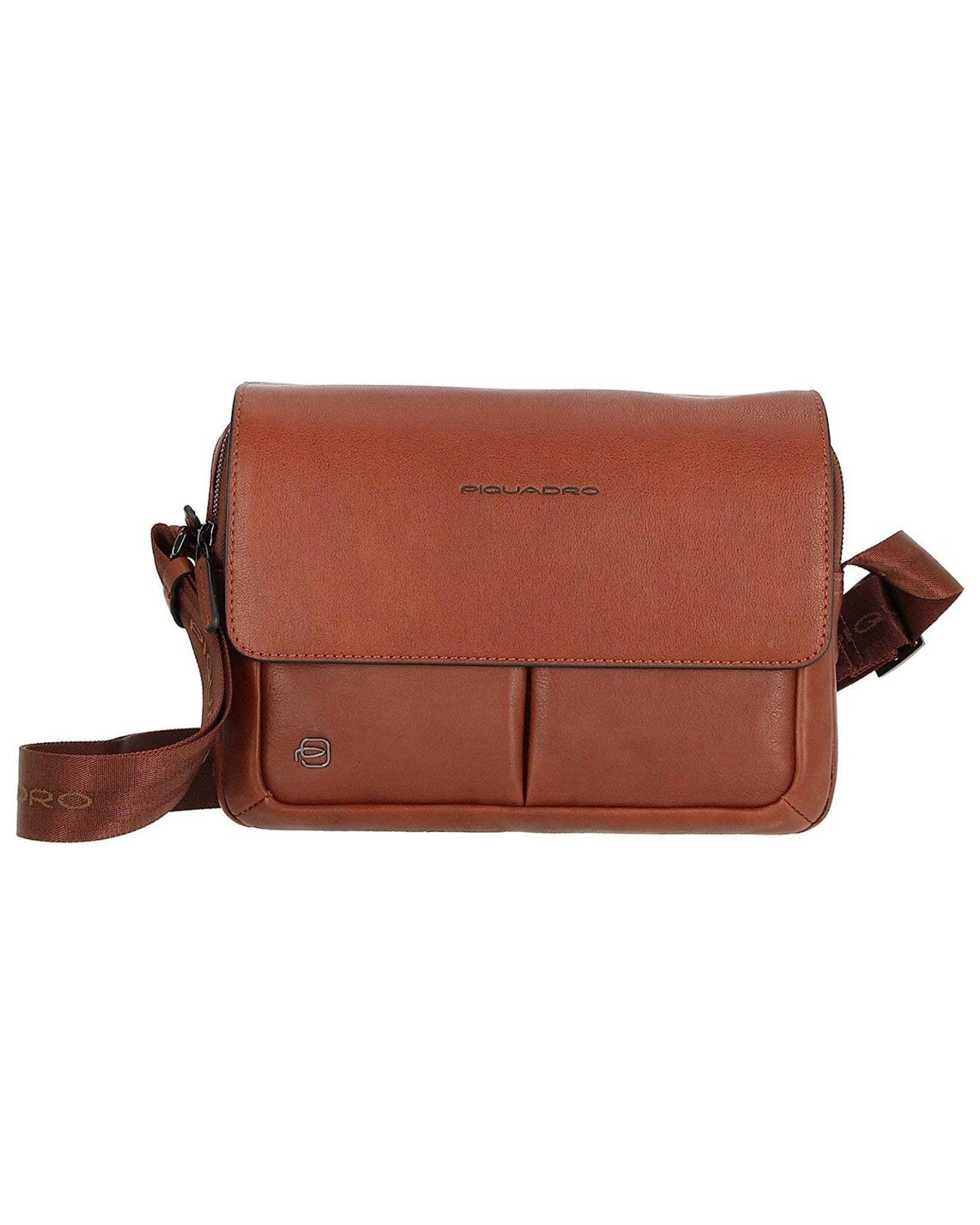 Piquadro Messenger Shoulder Bag Brown Unisex – Looev
