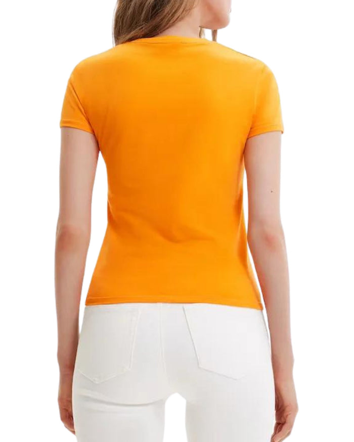 Desigual Woman T-shirt "barcelona" Arancione Donna 3