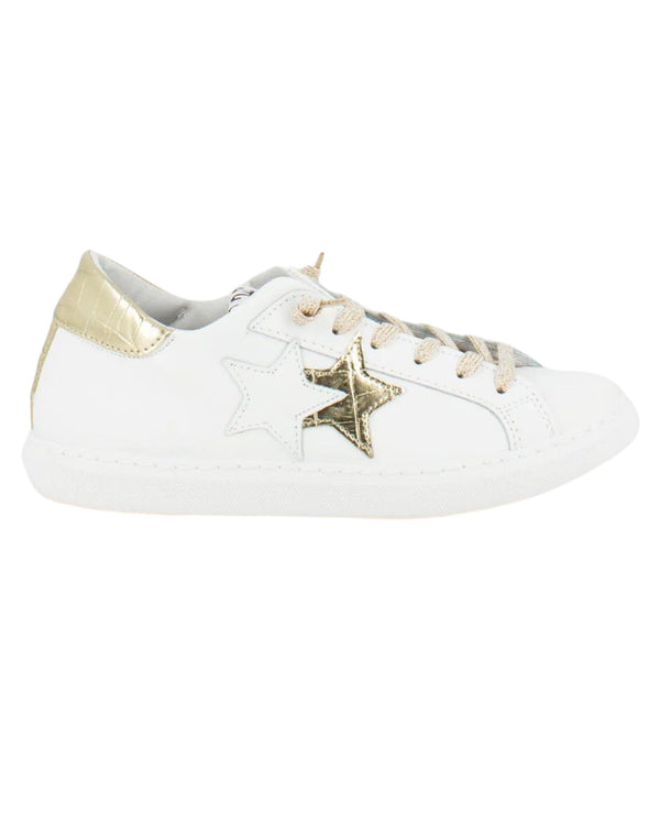 2star Sneaker Low Cocco Bianco Donna