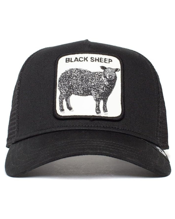 Goorin Bros. Trucker Cap Cappellino Animal Farm 'the Black Sheep' Nero Unisex