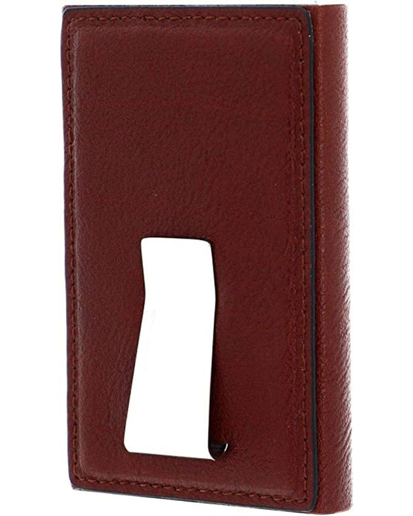 Piquadro Compact Wallet Per Carte Di Credito Con Sliding System Portafoglio Donna Unisex Marrone Uomo-2