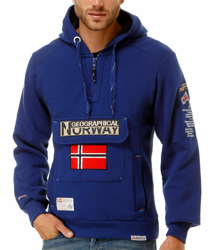 Geographical Norway Cappuccio Blu Uomo 4