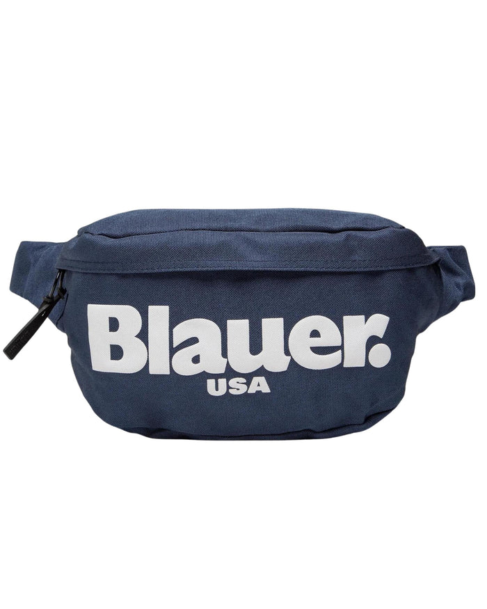 Blauer Cordura Nylon Waist Bag
Basic Bum Bag Blu Uomo 1