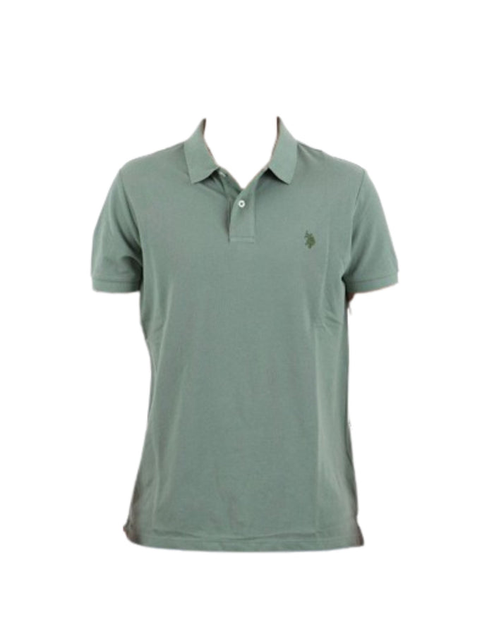 U.S. Polo Assn. T-Shirt Logo Fronte e Retro Verde 1