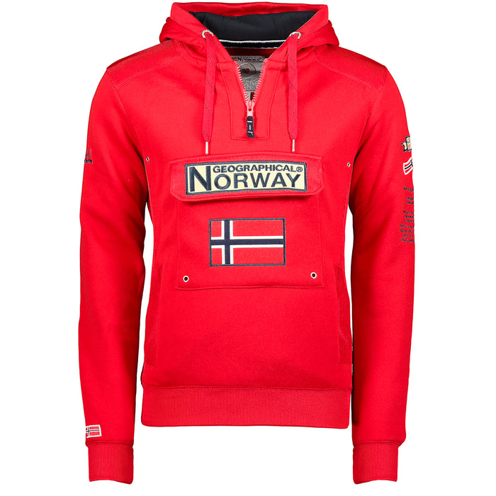 Geographical Norway Cappuccio Rosso Uomo 1