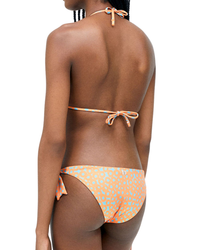 Surkana Top Bikini Triangolare Arancione Donna 4