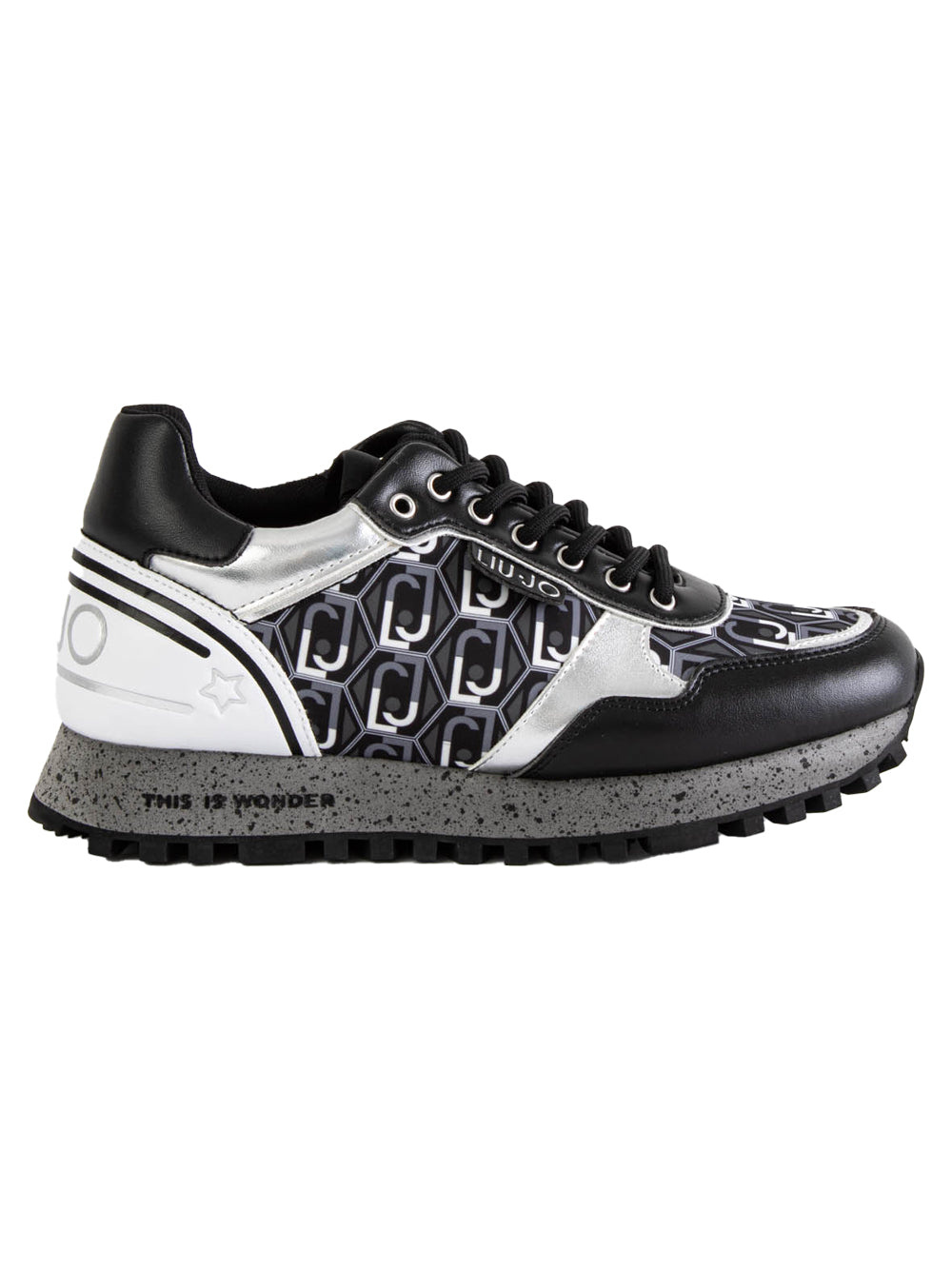 Liu Jo Sneaker Nylon/Camoscio Argento