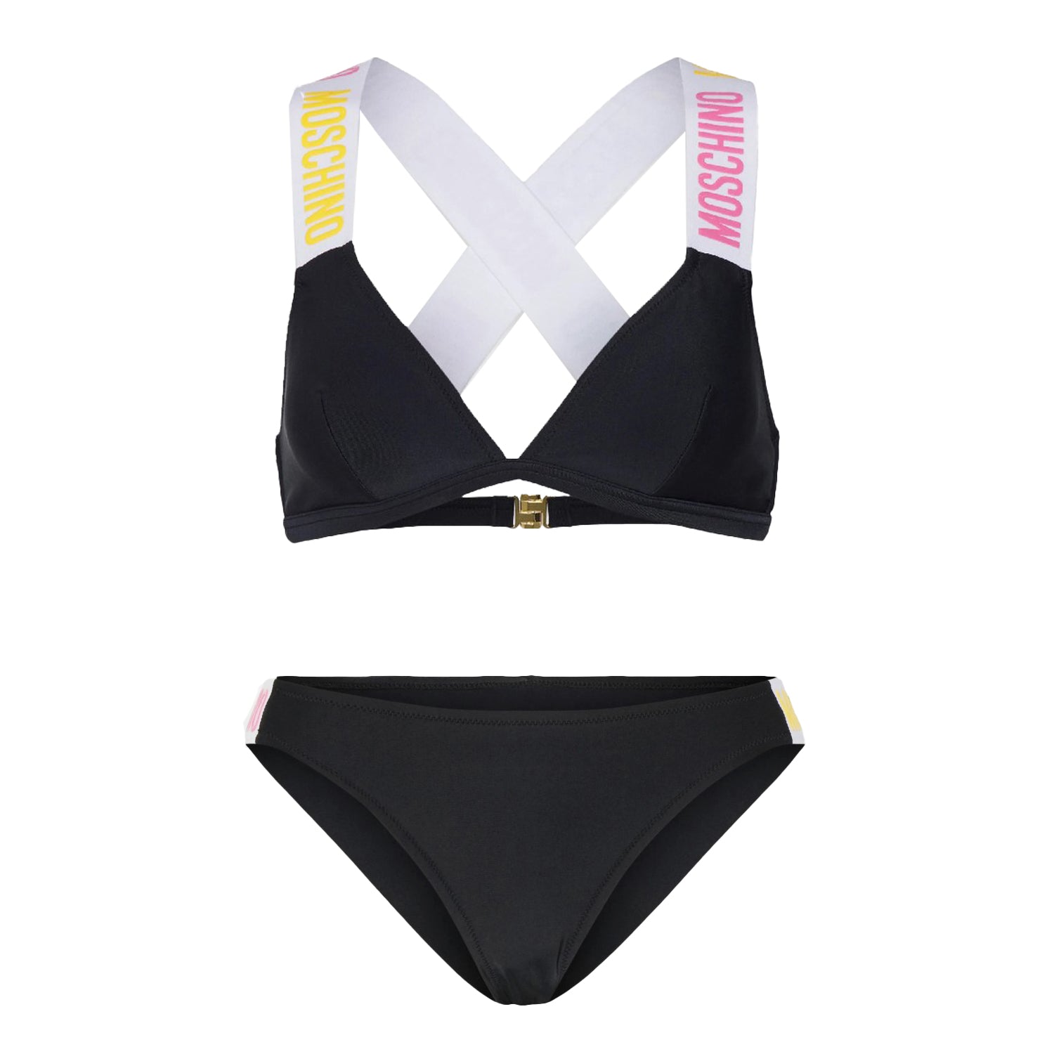 Moschino Swim Bikini Due Pezzi Nero Donna