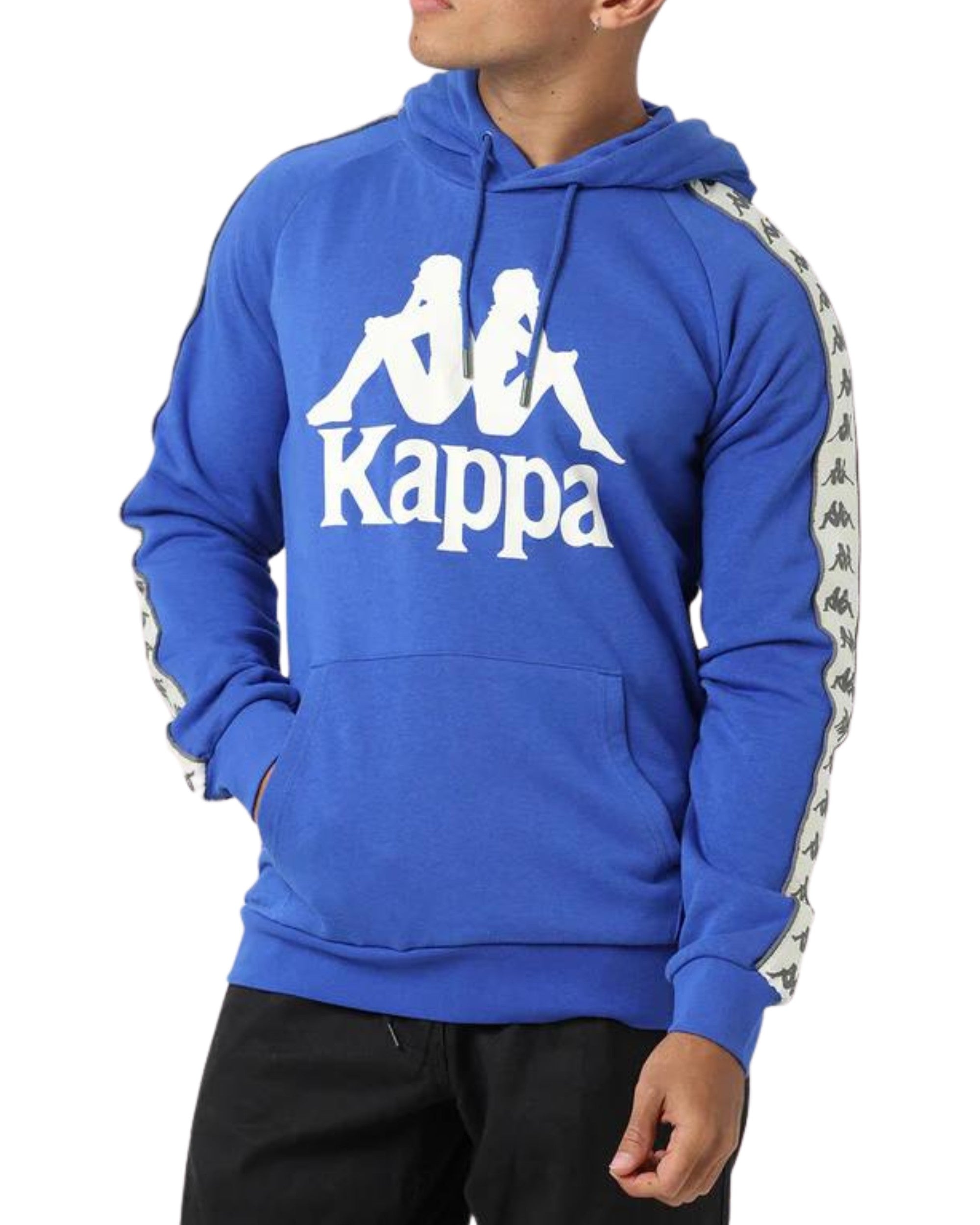 Kappa Felpa Uomo Banda Hurtado Blu - Abbigliamento Felpe Uomo 99,00 €