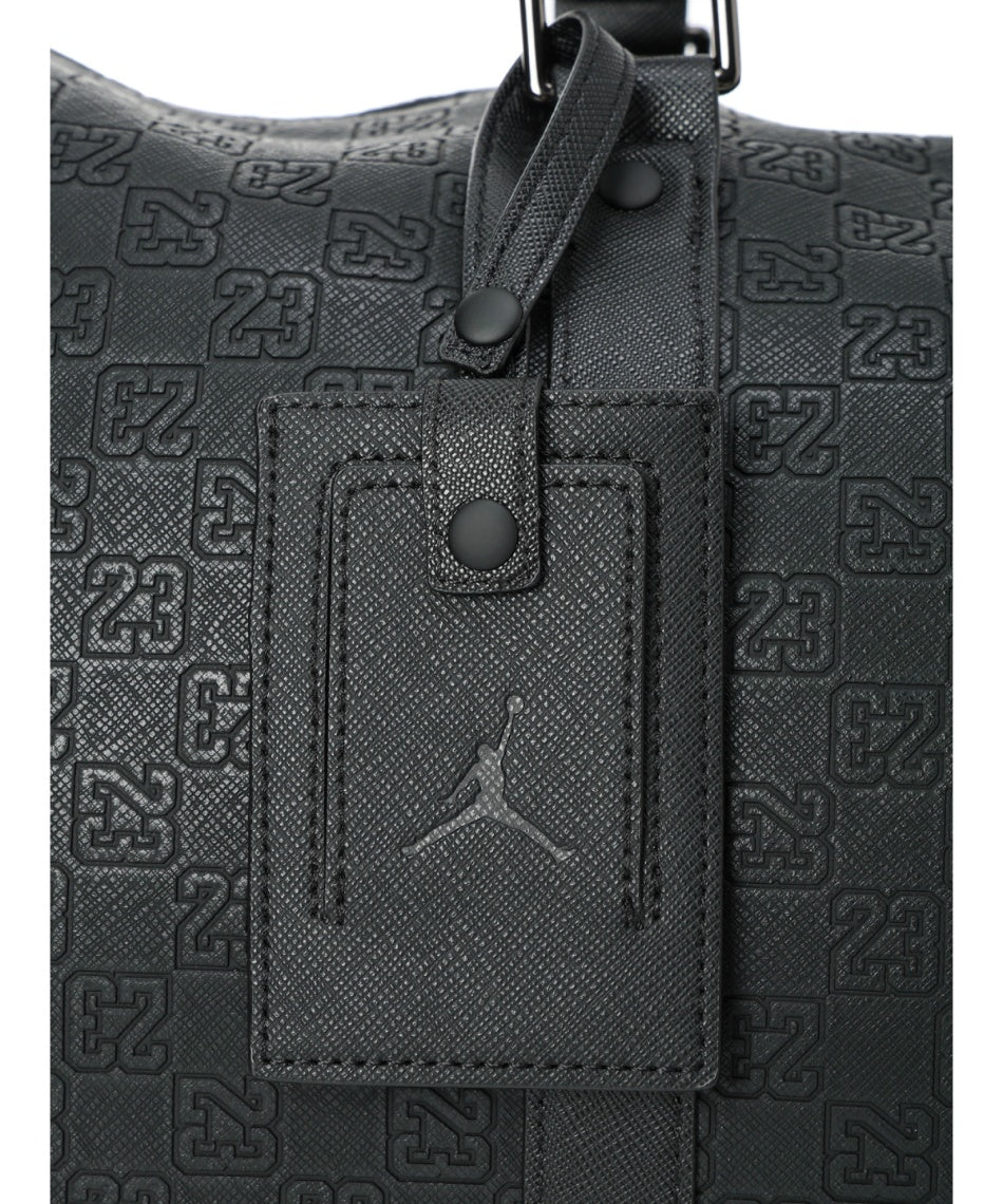 Jordan borsa borsone duffle bag JAM MONOGRAM DUFFLE BAG nero logo all over
