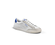 Sparco Scarpa S-Time Sneaker Casual in Ecopelle Bianco Azzurro Uomo