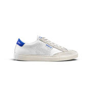 Sparco Scarpa S-Time Sneaker Casual in Ecopelle Bianco Azzurro Uomo