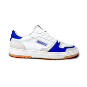 Sparco Scarpa S-Urban Sneaker Casual in Ecopelle Bianco Blu Uomo