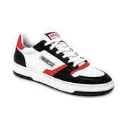 Sparco Scarpa S-Urban Sneaker Casual in Ecopelle Bianco Nero Rosso Uomo