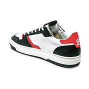 Sparco Scarpa S-Urban Sneaker Casual in Ecopelle Bianco Nero Rosso Uomo