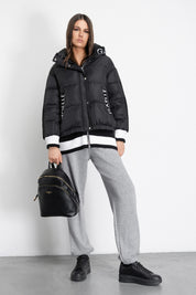 Gaelle Zaino Regular in Ecopelle Bottalato Nero Donna GAACW02323