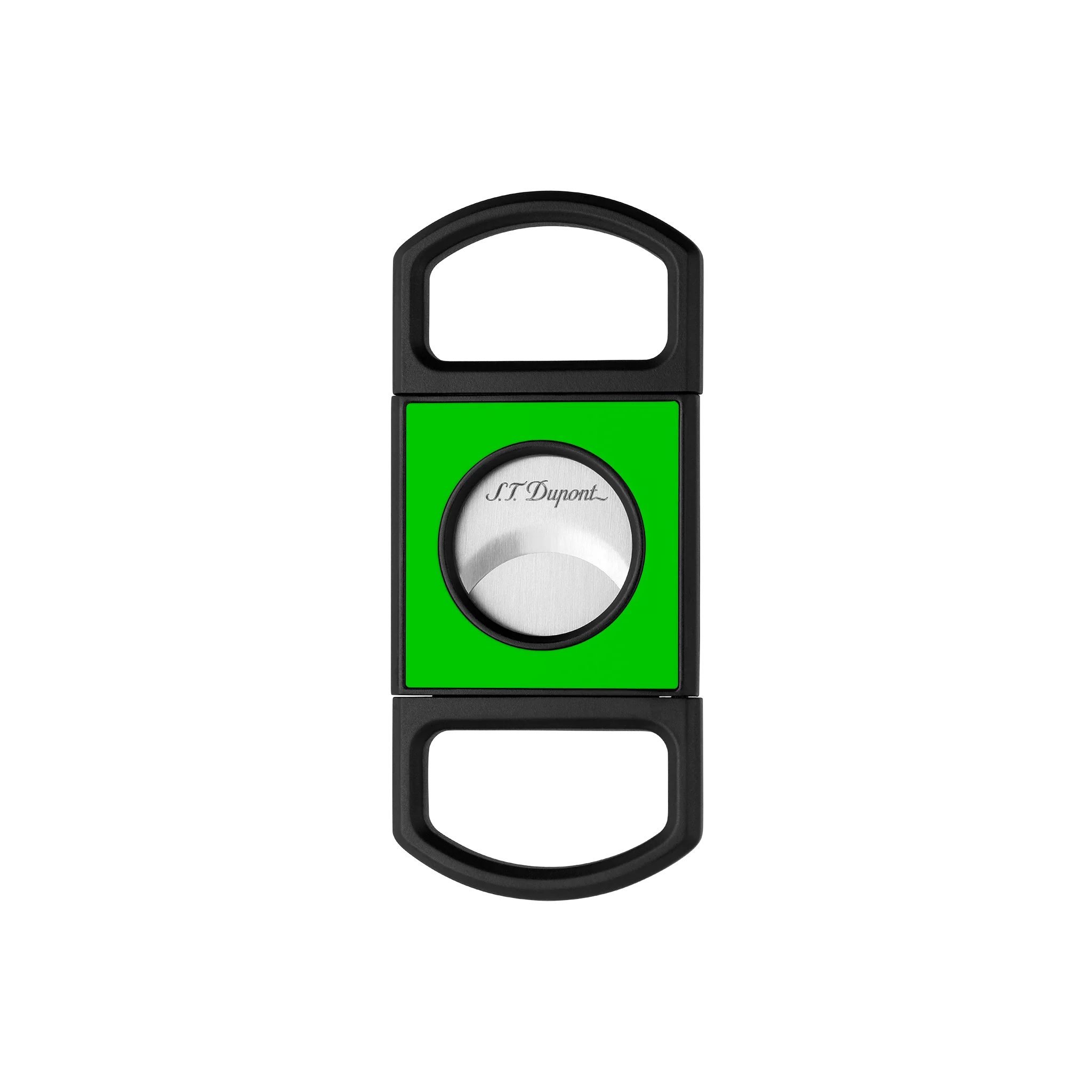 S.t.dupont tagliasigari Cigar Cutter nero e fluo green verde 003317V