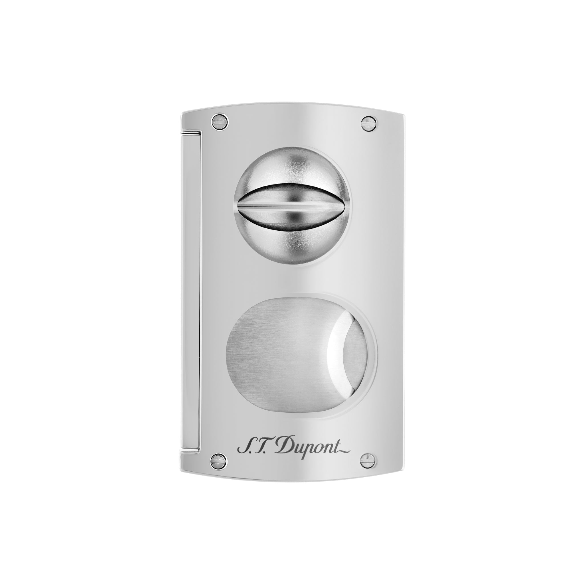 S.t.dupont tagliasigari Cigar Cutter doppia lama V-Cut cromo 003418