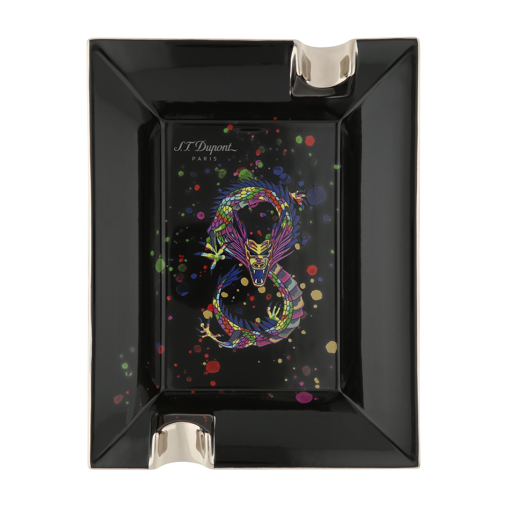 S.t.dupont posacenere Limited edition Dragon Drago nero 006487