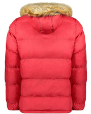 Geographical Norway Giubbotto Imbottito Parka Rosso Piumino Brice Uomo