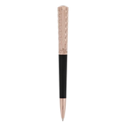 S.t.dupont biro penna sfera Liberté Laccata Rose Gold PVD nero - 465601