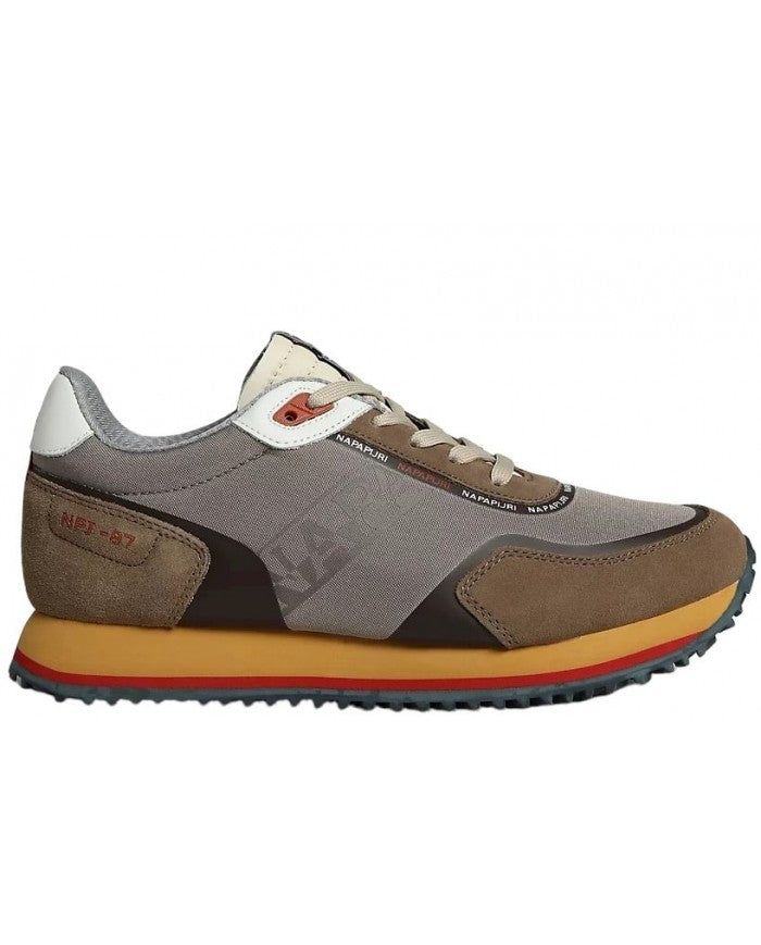 Napapijri Sneaker Running Outdoor NA4GTP Pelle Marrone