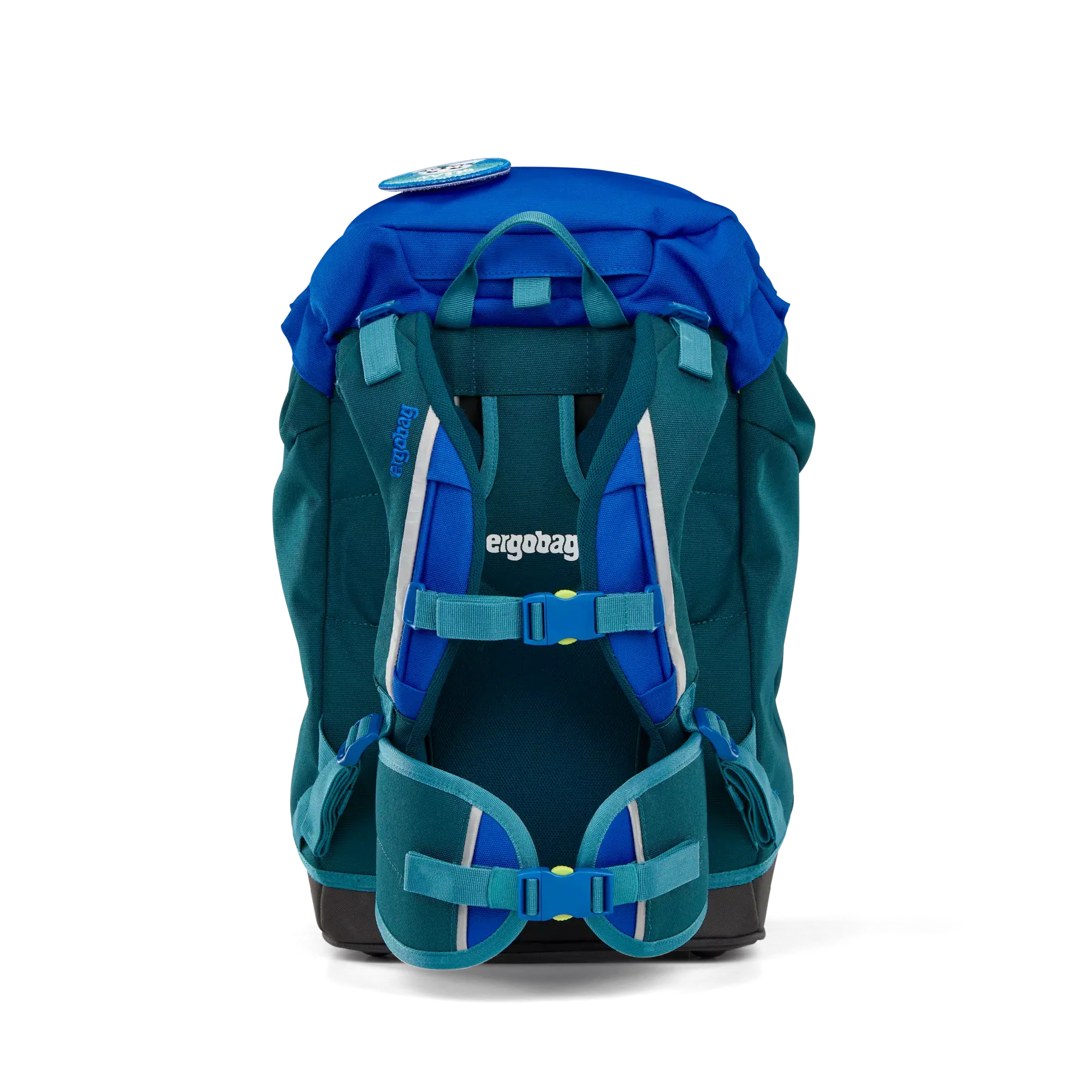 Ergobag Ergonomico Personalizzabile Eco Resistente ad Acqua e Sporco Blu Orso esploratore artico