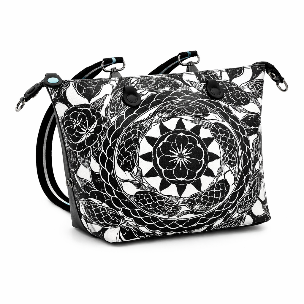 Gabs G3 Plus M TRIP Borsa Zaino Trasformabile Shopper Tote Bauletto Pelle Stampa 616