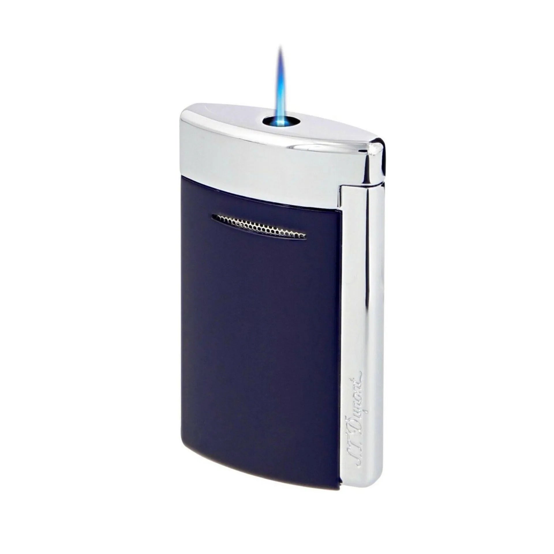 S.t.dupont accendino gas 010811 MINIJET 33x55x13 Mm Blu Unisex