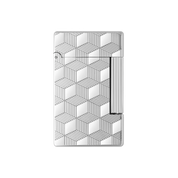S.t.dupont Accendino Le Grand Linea 2 Cube Palladio guilloché Made in France