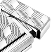S.t.dupont Accendino Le Grand Linea 2 Cube Palladio guilloché Made in France
