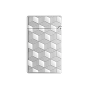 S.t.dupont Accendino Le Grand Linea 2 Cube Palladio guilloché Made in France